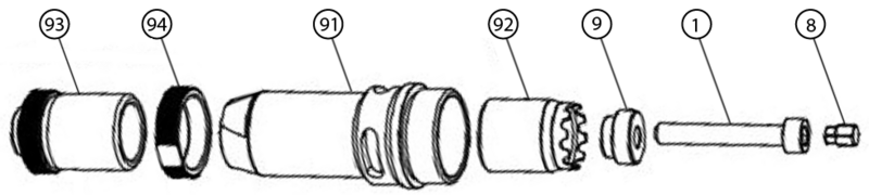 Замена стержня FIXIT FT 7312