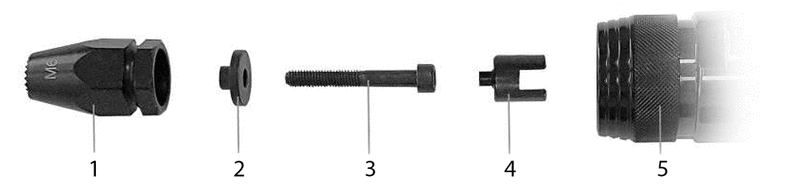 Замена шпильки MESSER M5000