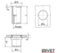 Rivet nut irivet 6004 tech drawing