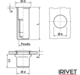 Rivet nut irivet 6104 tech drawing