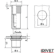 Rivet nut irivet 2302 tech drawing