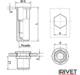 Rivet nut irivet 2702 tech drawing