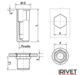 Rivet nut irivet 6702 tech drawing